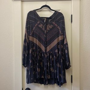 Free People Babydoll Minidress - Size Medium